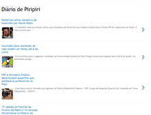 Tablet Screenshot of diariodepiripiri.com